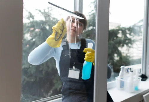 Nettoyage de vitres intérieures et extérieures à Beaucouzé